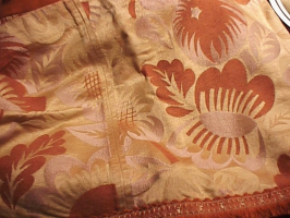 Cotton Damask Valance by Raoul Dufy